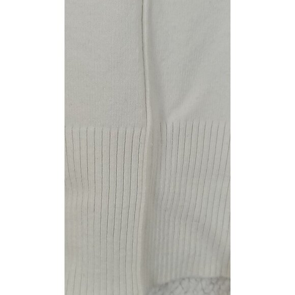 French Connection Women's Knit XL Ivory Pullover Sweater Acrylic Oversized - Picture 5 of 11